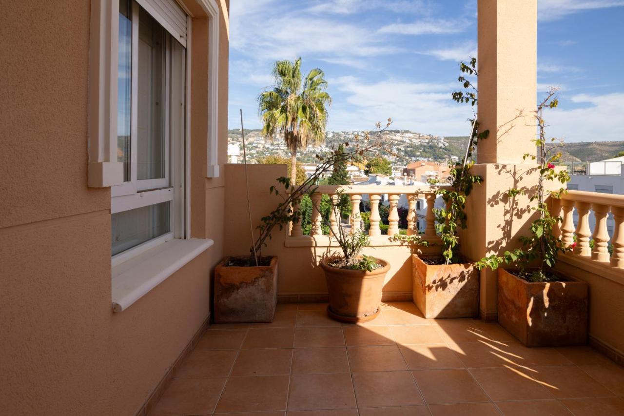 Javea Terraza + Piscina + Vistas Al Mar Platja de Larenal Bagian luar foto