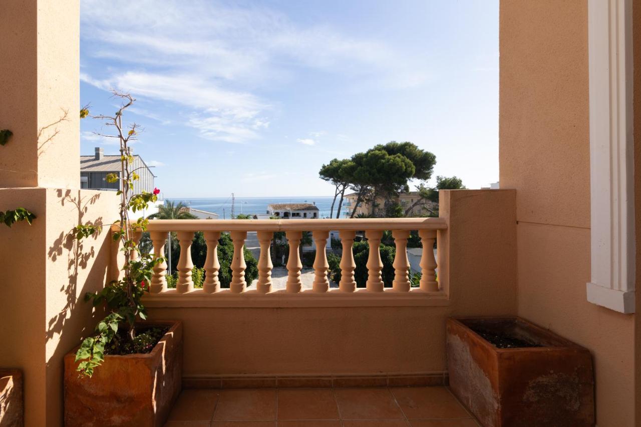 Javea Terraza + Piscina + Vistas Al Mar Platja de Larenal Bagian luar foto