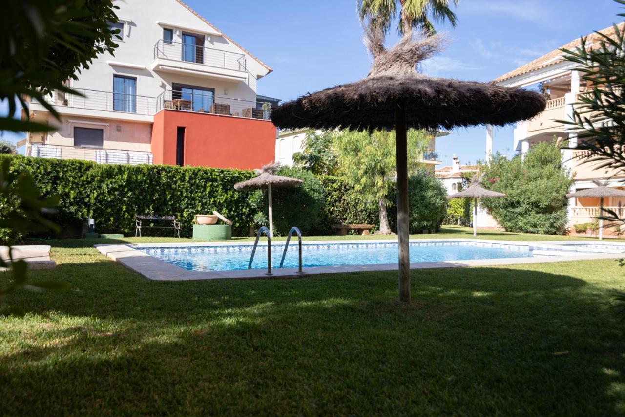 Javea Terraza + Piscina + Vistas Al Mar Platja de Larenal Bagian luar foto
