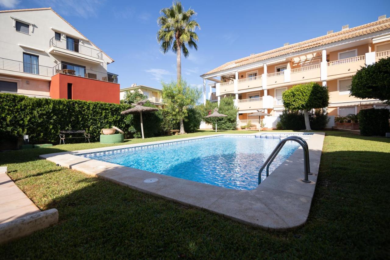 Javea Terraza + Piscina + Vistas Al Mar Platja de Larenal Bagian luar foto