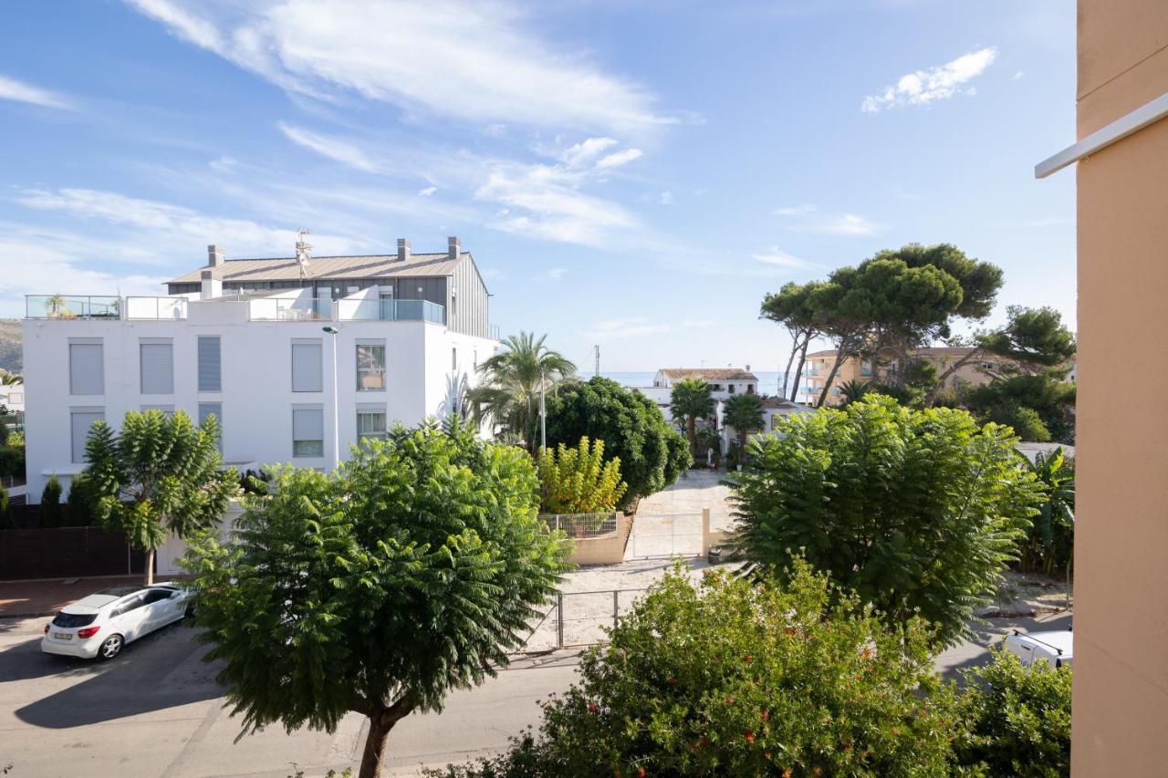 Javea Terraza + Piscina + Vistas Al Mar Platja de Larenal Bagian luar foto
