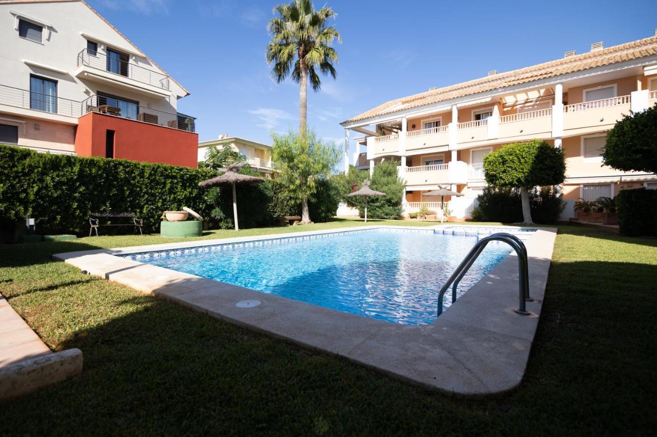 Javea Terraza + Piscina + Vistas Al Mar Platja de Larenal Bagian luar foto