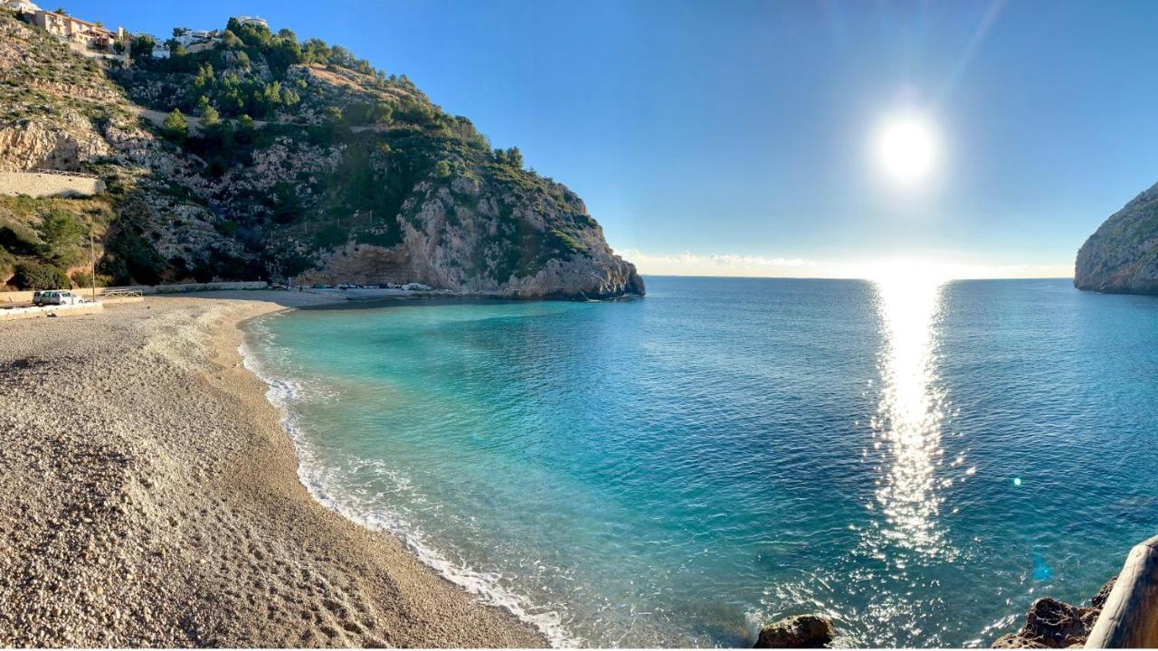 Javea Terraza + Piscina + Vistas Al Mar Platja de Larenal Bagian luar foto